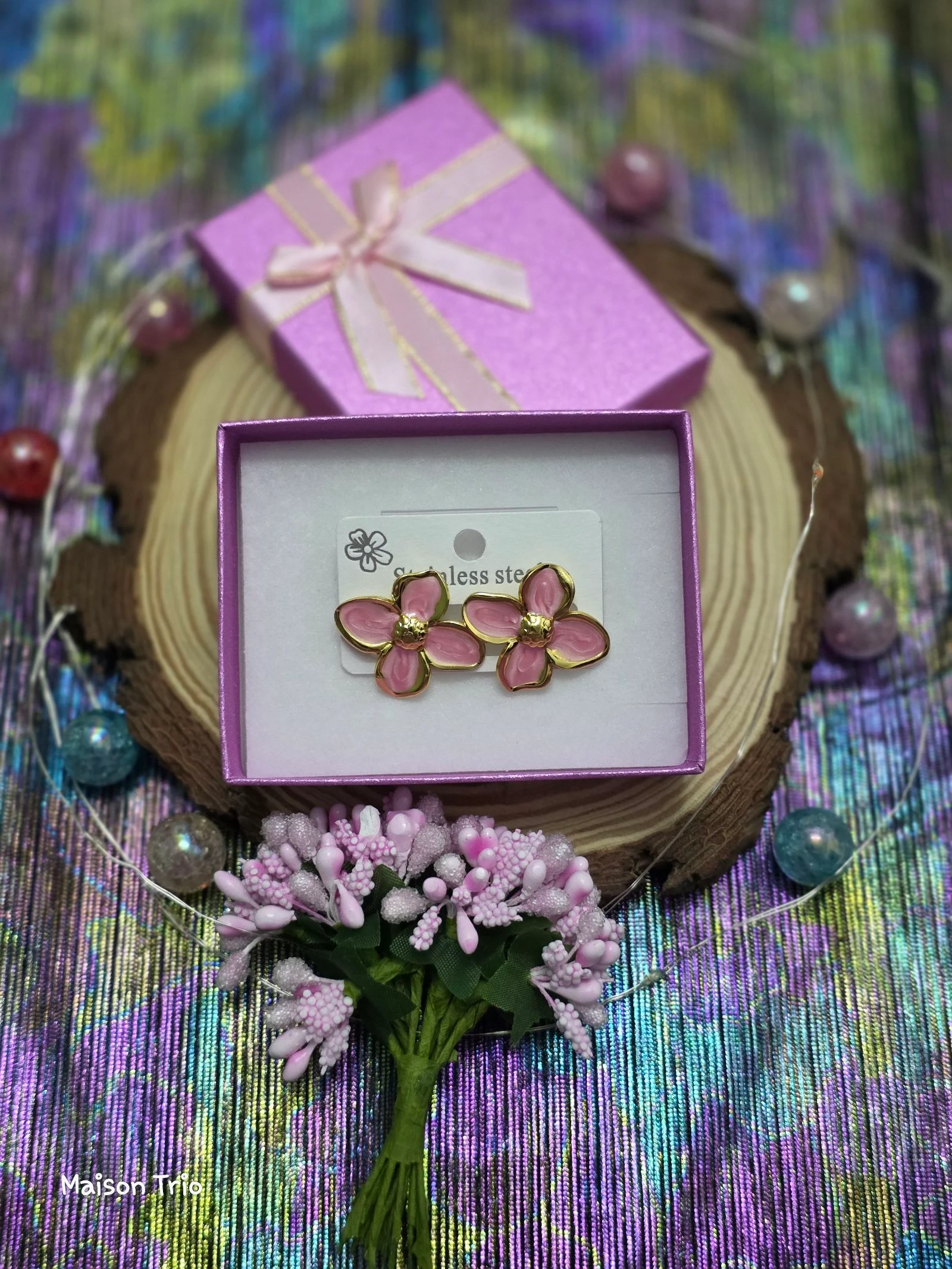 Pendientes Acero 🌸
